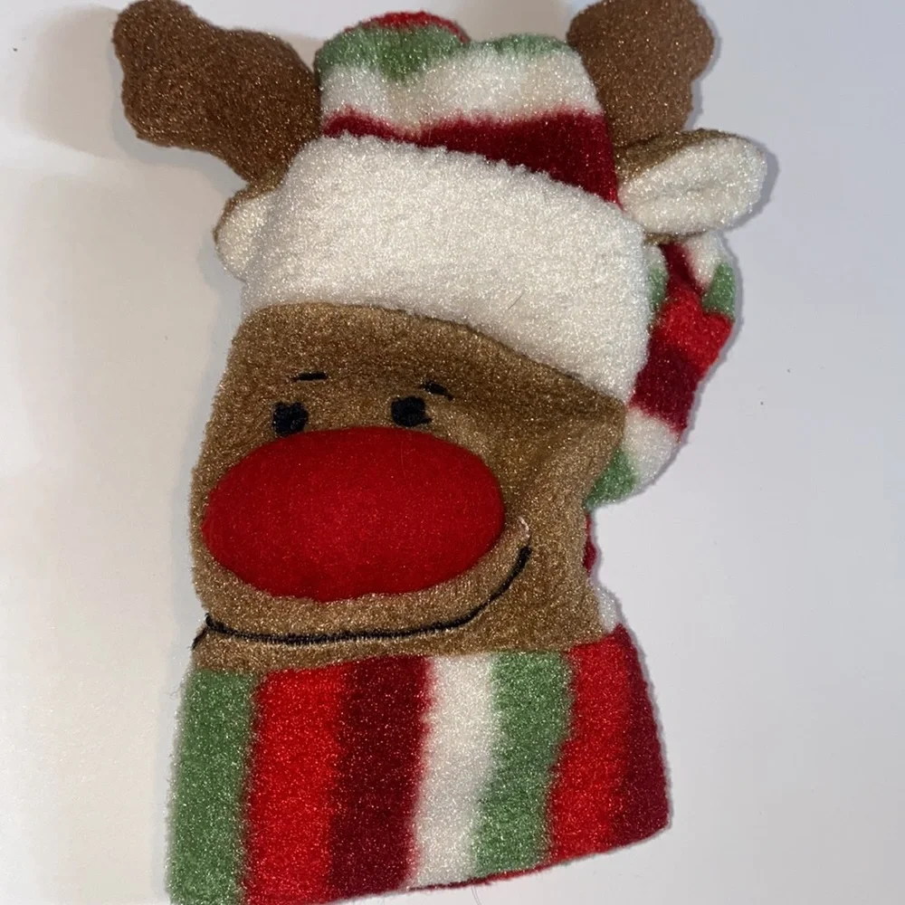 Adorable Christmas Reindeer infant/toddler mittens
